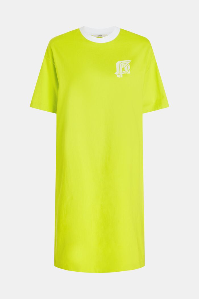 Neon Pop T-Dress, LIME YELLOW, detail image number 2