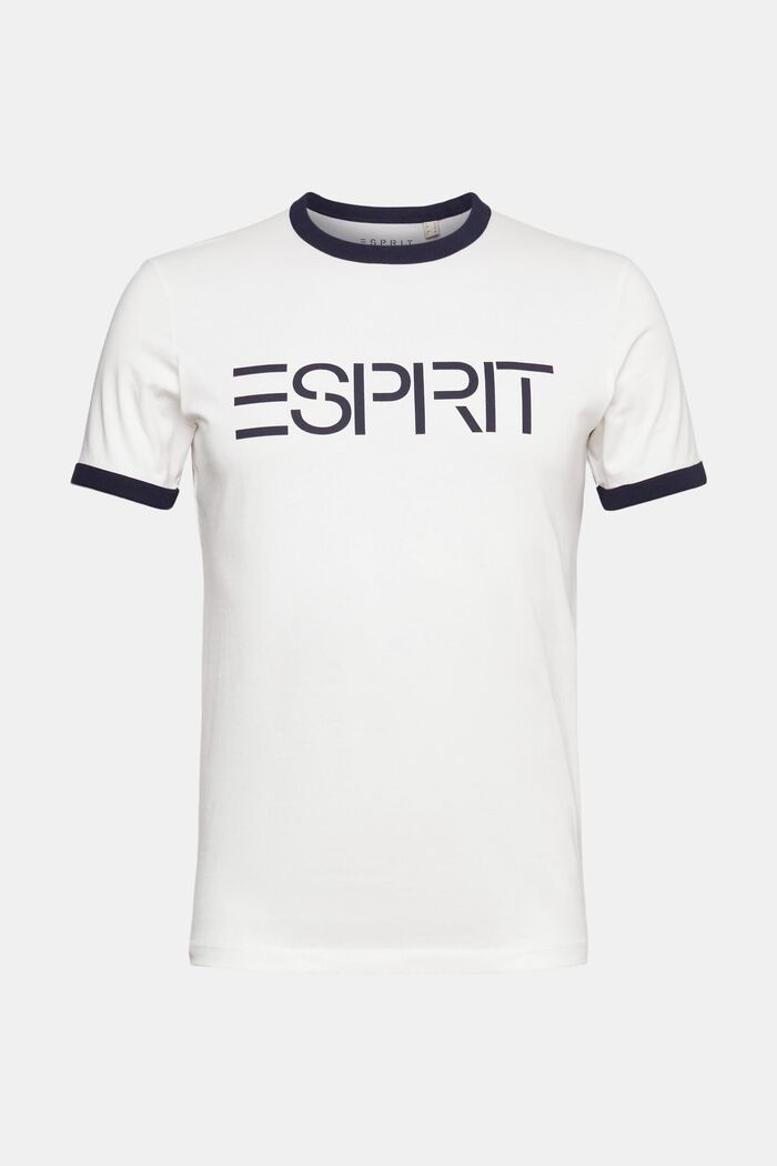 Jersey logo print T-shirt, OFF WHITE, detail image number 2