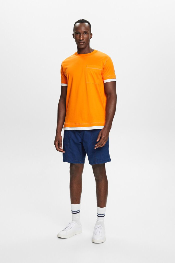 T-Shirts, 橙色, detail image number 4