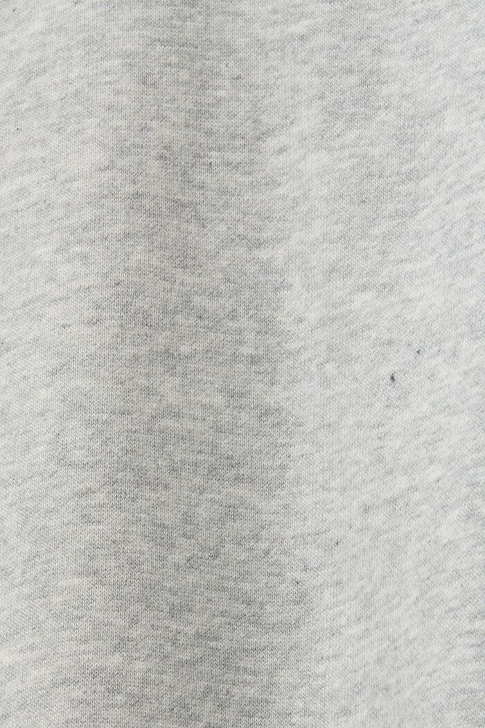循環再生：超大廓形連帽衛衣, 淺灰色, detail image number 5