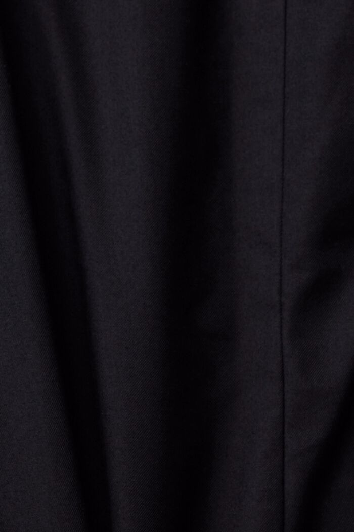 修身剪裁恤衫, 黑色, detail image number 1