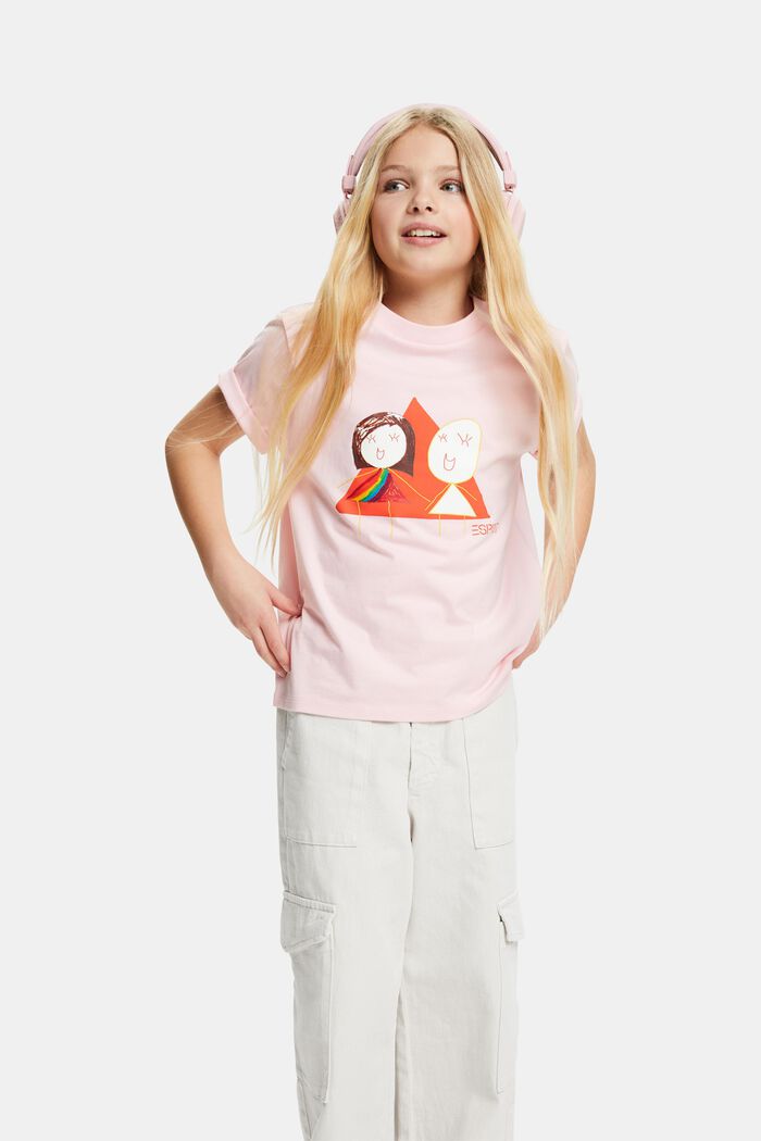 T-Shirts, 淺粉紅色, detail image number 1