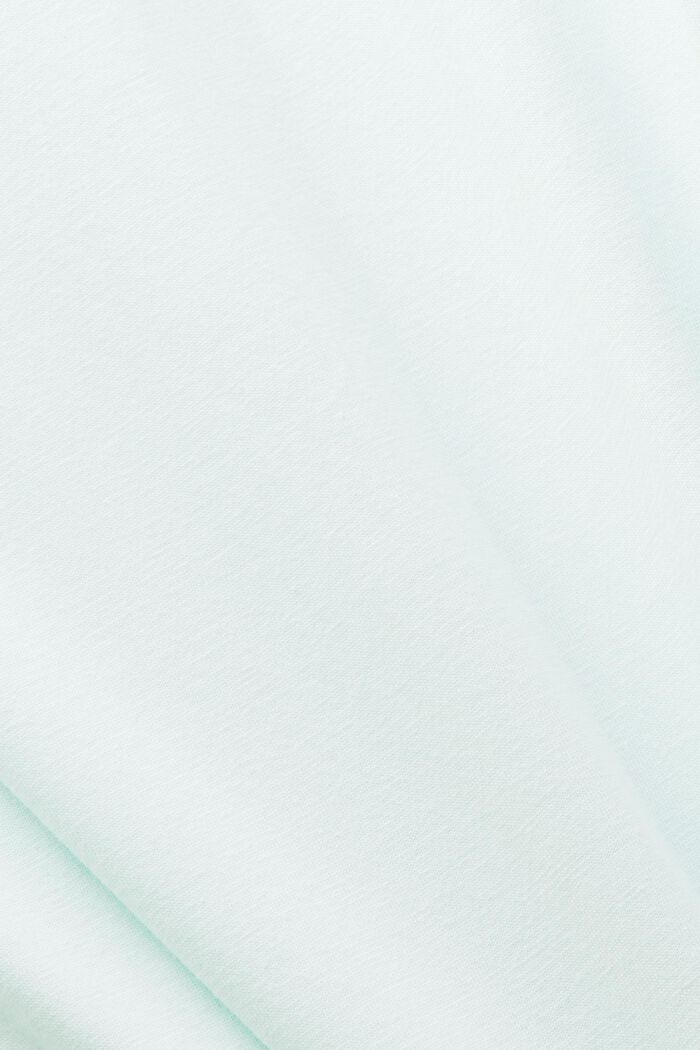 LOGO標誌圖案圓領T恤, 淺湖水綠色, detail image number 5