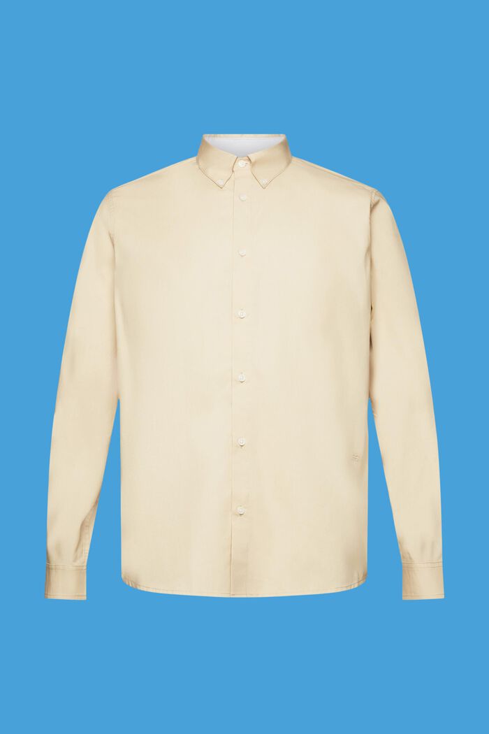 Button-down shirt, BEIGE, detail image number 6