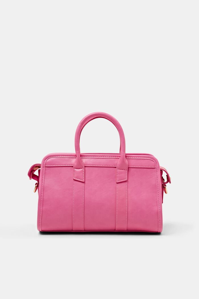 ‌人造皮革手提袋, 粉紅色, detail image number 0