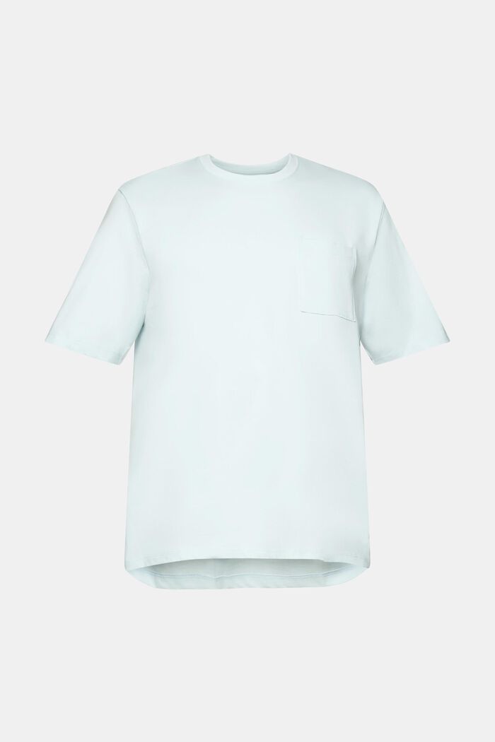 針織 T 恤, 淺湖水綠色, detail image number 6