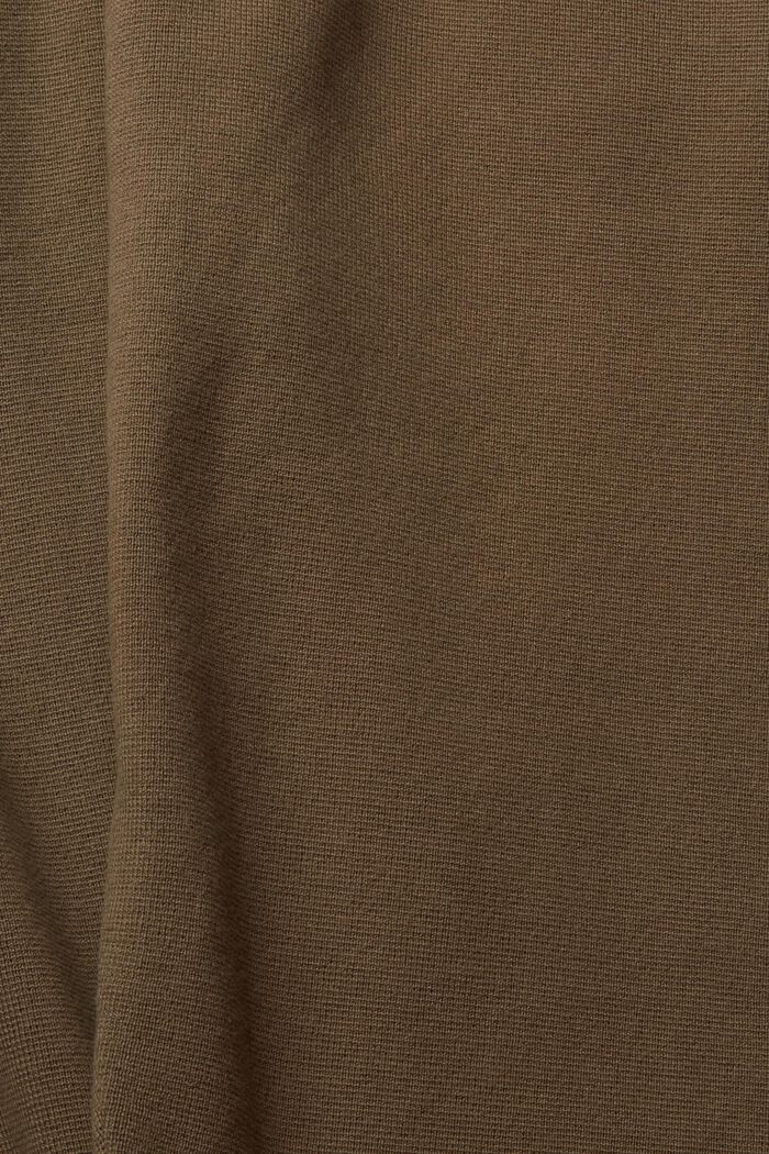 針織運動褲, 軍綠色, detail image number 1