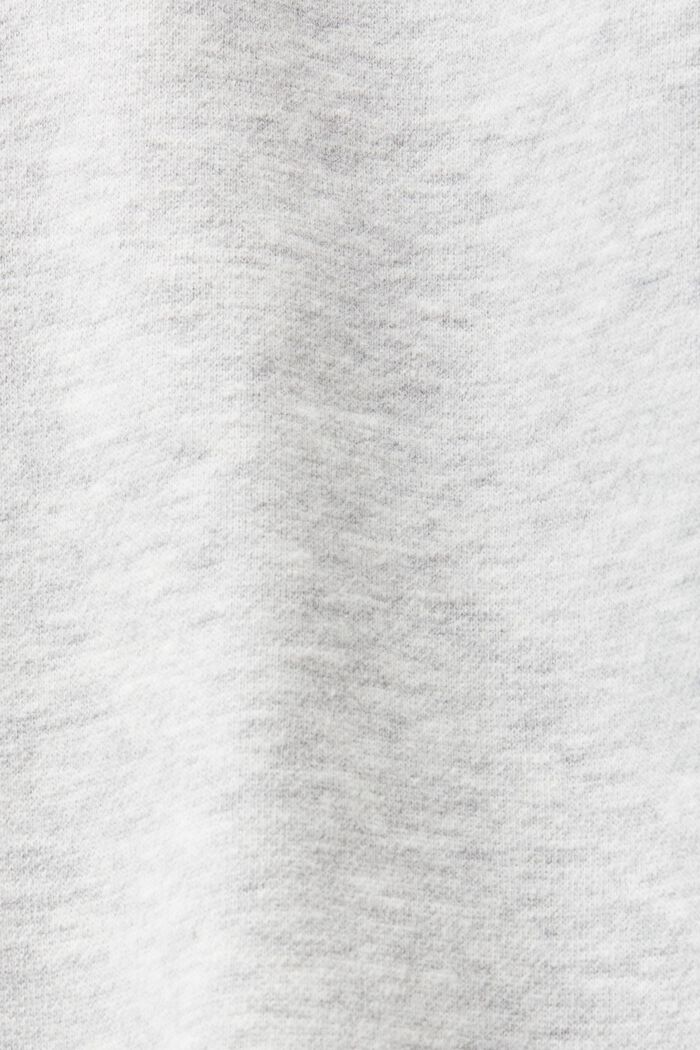 LOGO標誌棉質混紡連帽衛衣, 淺灰色, detail image number 5