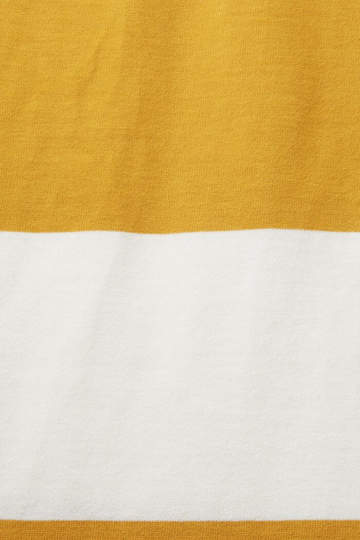 條紋橄欖球衫, AMBER YELLOW, detail image number 4